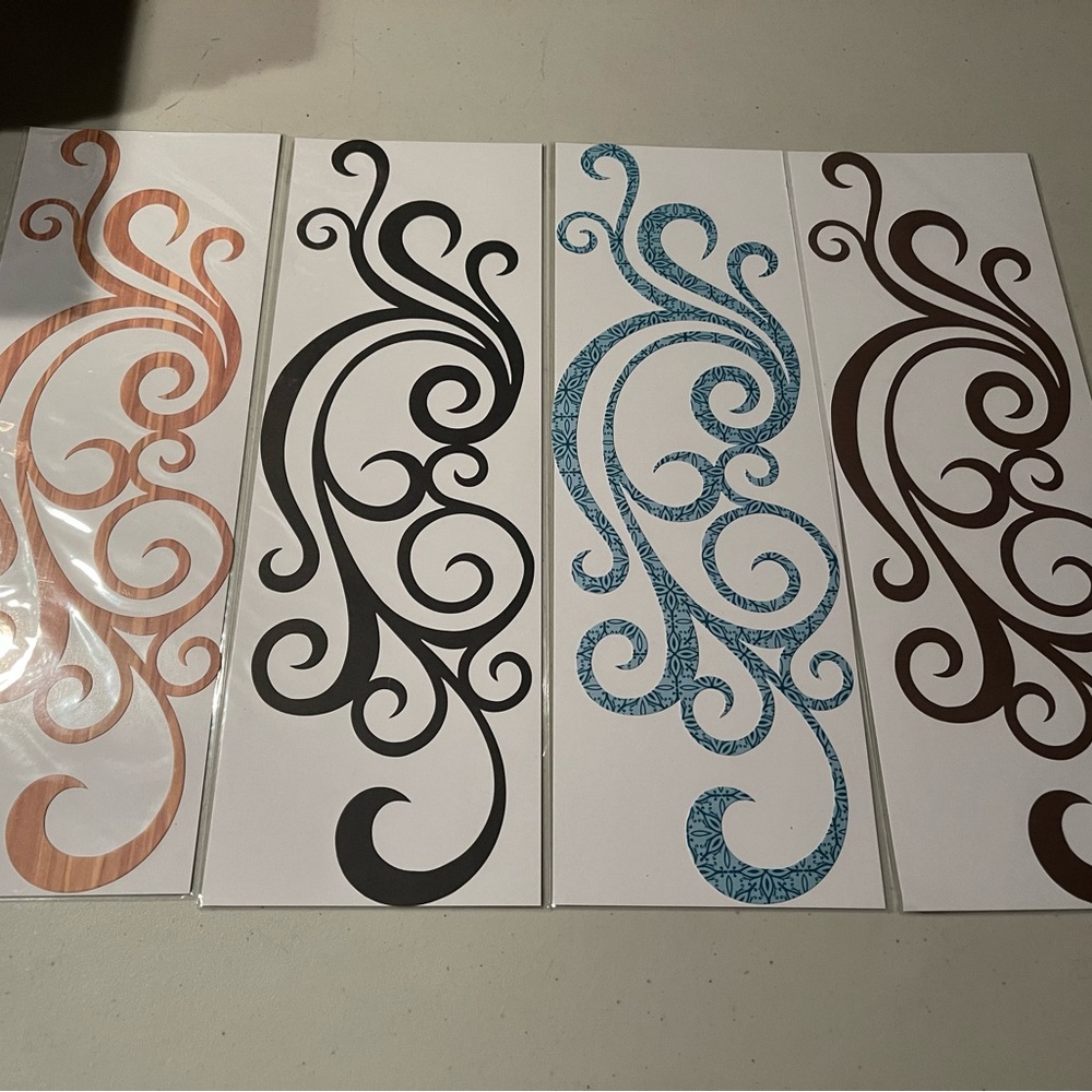 Decorative Swirl die cuts